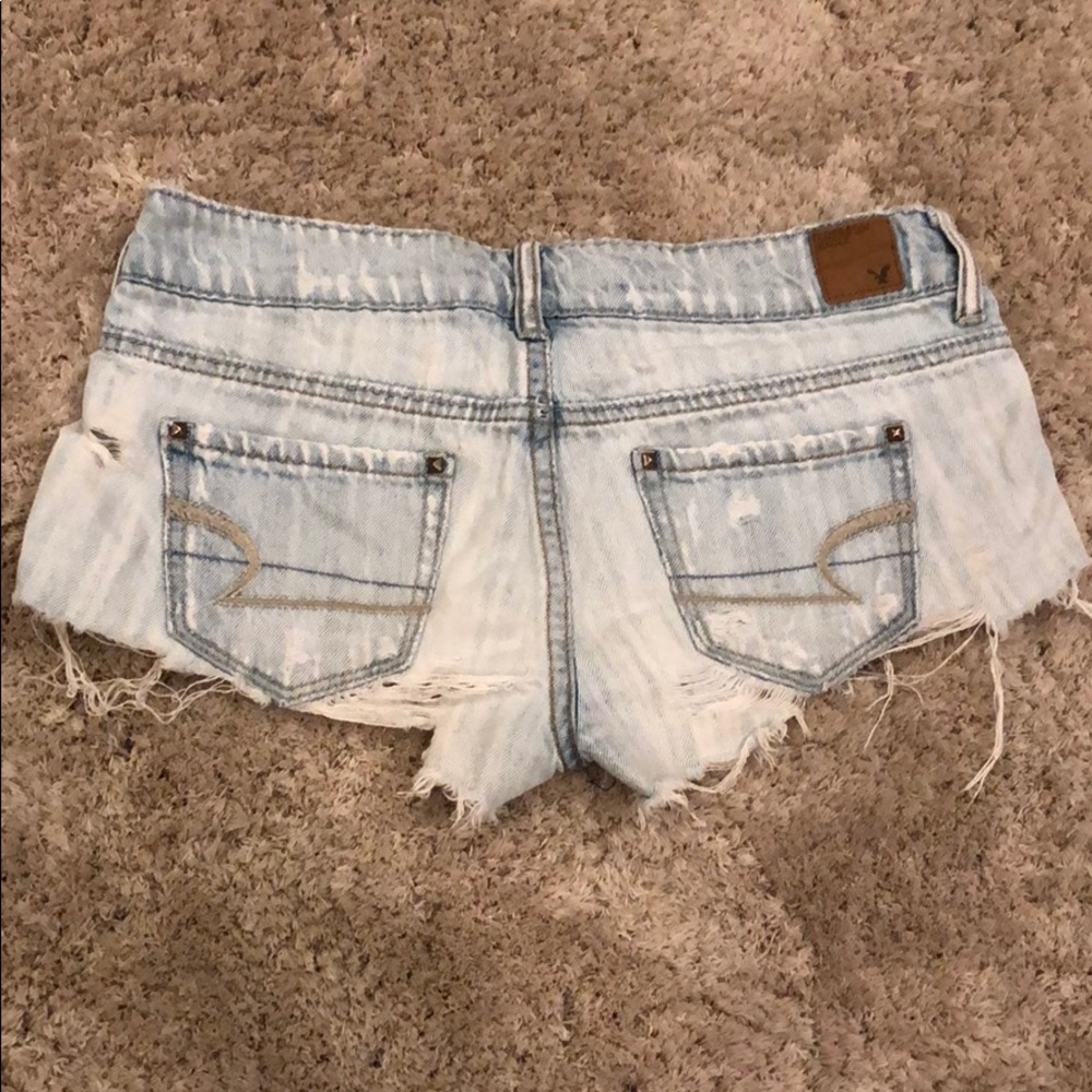 American Eagle Outfitters Studded Cut Off Shorts - Picture 2 of 8